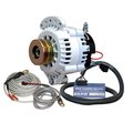 Balmar Alternator 100 AMP Kit 12V 1-2in Single Foot Spindle Mount Dual Vee Pulley Regulator amp; Tem 621-VUP-MC-100-DV